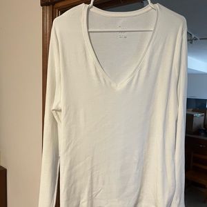 White long sleeve T-shirt